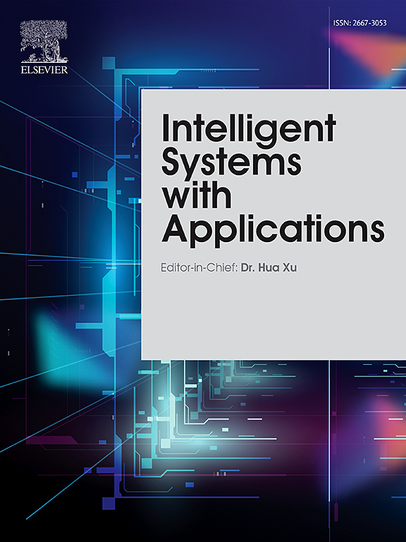 Go to journal home page - Intelligent Systems with Applications